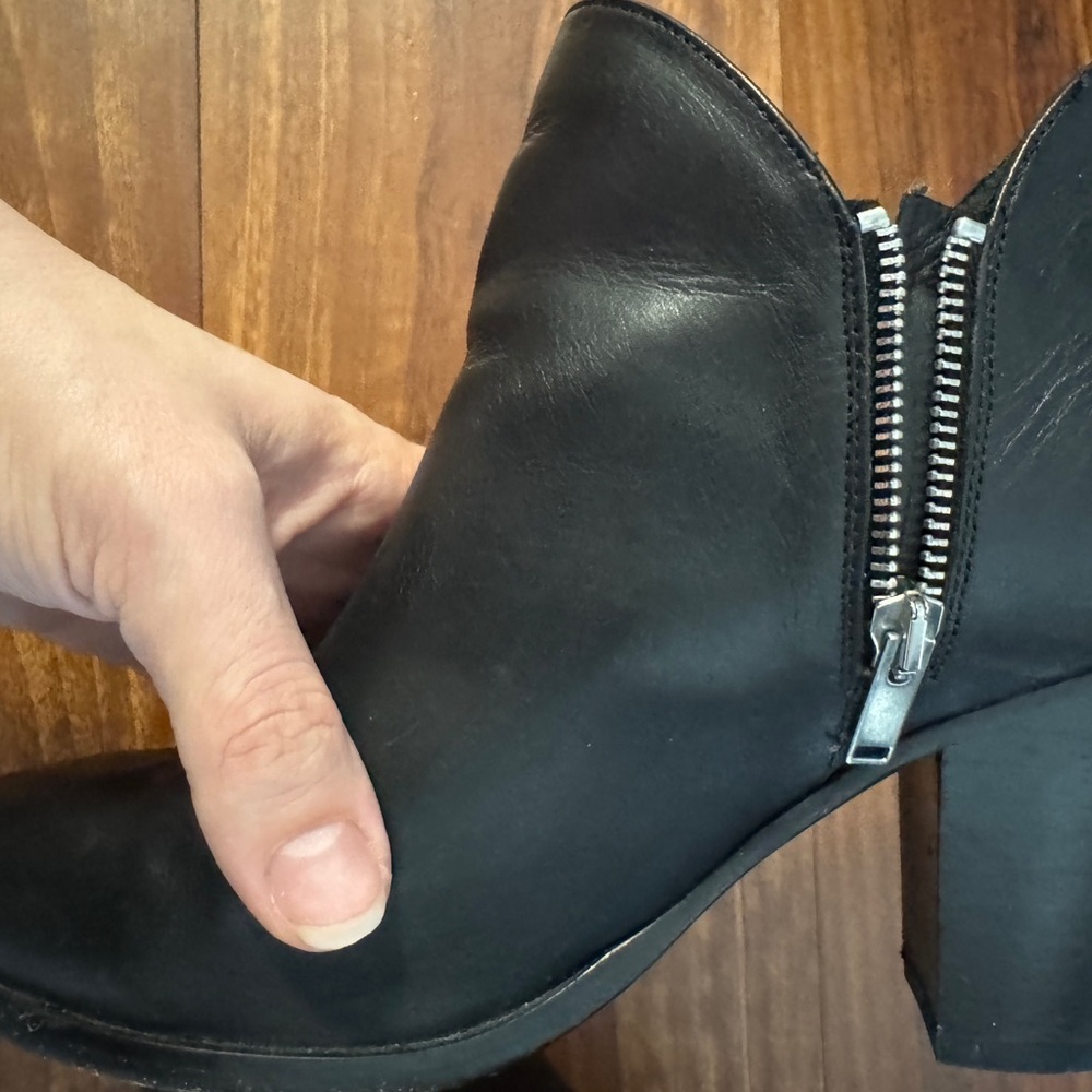 Thursday $180 Uptown Elegant Black Ankle Boots - Picture 6 of 11